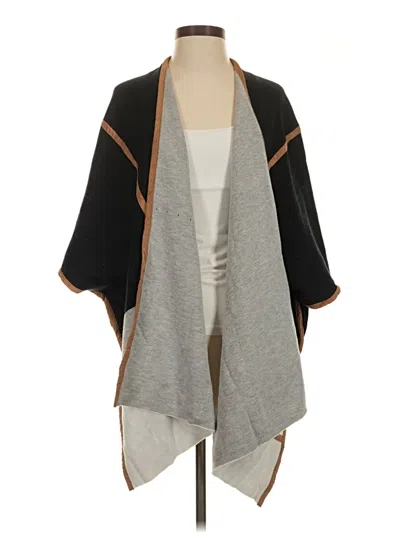 Pre-owned Chico's Cardigan Sweater In Gray