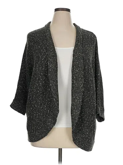 Pre-owned Chico's Cardigan Sweater In Gray