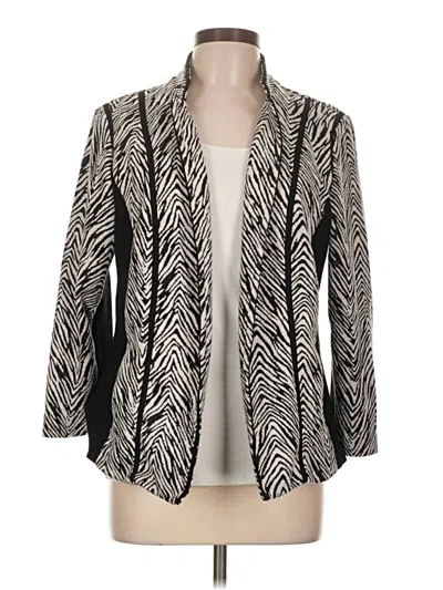 Pre-owned Chico's Cardigan Sweater In Gray