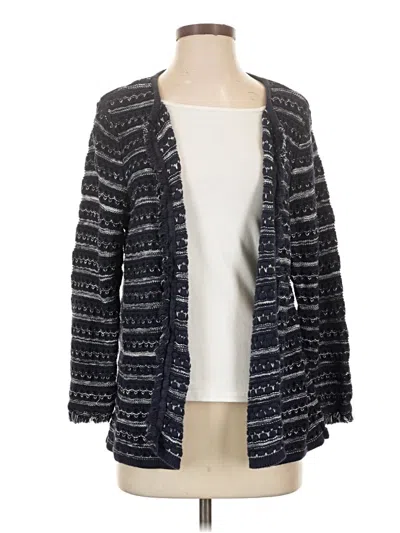 Pre-owned Chico's Cardigan Sweater In Gray