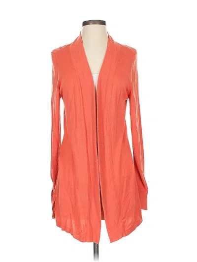 Pre-owned Chico's Cardigan Sweater In Orange