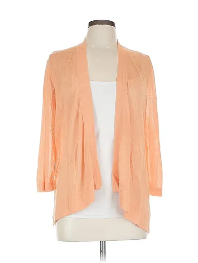 Pre-owned Chico's Cardigan Sweater In Orange