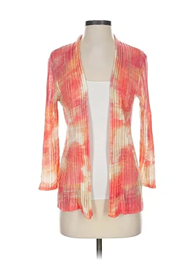 Pre-owned Chico's Cardigan Sweater In Orange