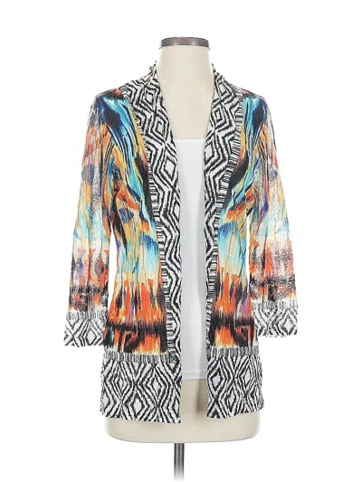 Pre-owned Chico's Cardigan Sweater In Orange