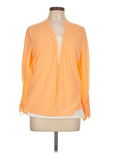 Pre-owned Chico's Cardigan Sweater In Orange