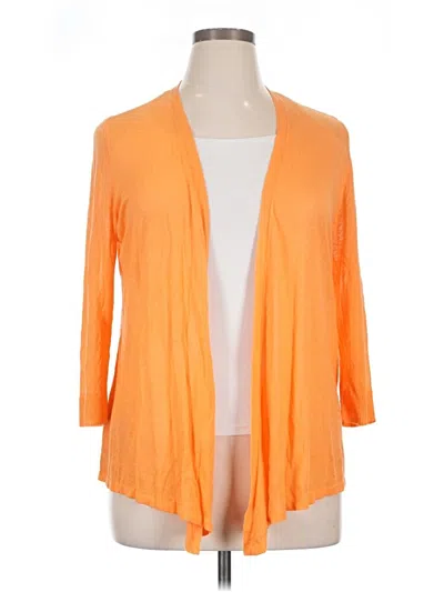 Pre-owned Chico's Cardigan Sweater In Orange