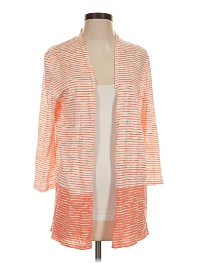 Pre-owned Chico's Cardigan Sweater In Orange