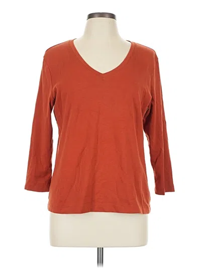 Pre-owned Chico's Cardigan Sweater In Orange