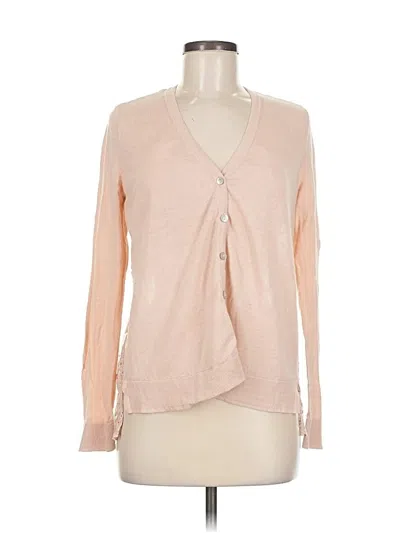 Pre-owned Chico's Cardigan Sweater In Pink