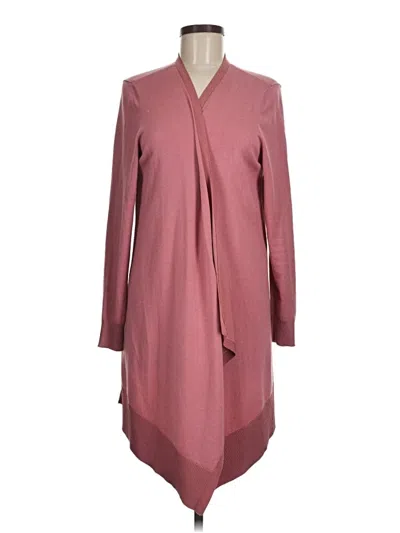Pre-owned Chico's Cardigan Sweater In Pink