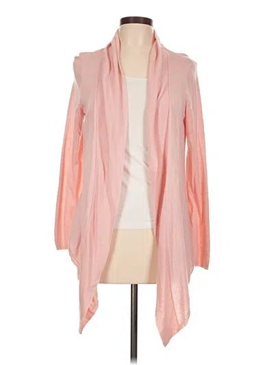 Pre-owned Chico's Cardigan Sweater In Pink