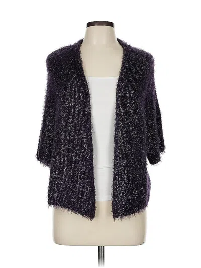 Pre-owned Chico's Cardigan Sweater In Purple