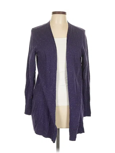 Pre-owned Chico's Cardigan Sweater In Purple