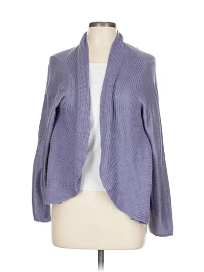 Pre-owned Chico's Cardigan Sweater In Purple