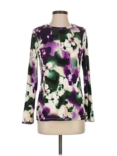 Pre-owned Chico's Cardigan Sweater In Purple