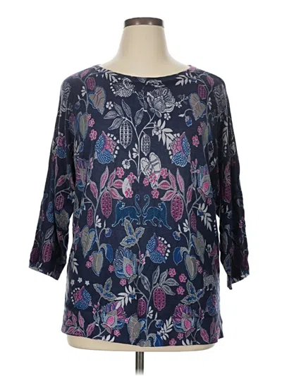 Pre-owned Chico's Cardigan Sweater In Purple