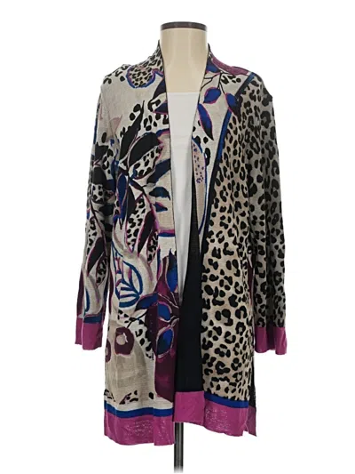 Pre-owned Chico's Cardigan Sweater In Purple