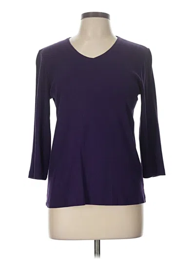 Pre-owned Chico's Cardigan Sweater In Purple