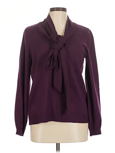 Pre-owned Chico's Cardigan Sweater In Purple