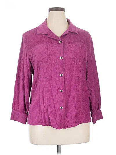 Pre-owned Chico's Cardigan Sweater In Purple