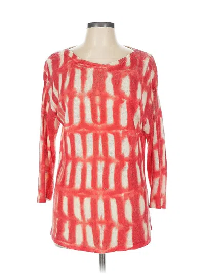 Pre-owned Chico's Cardigan Sweater In Red