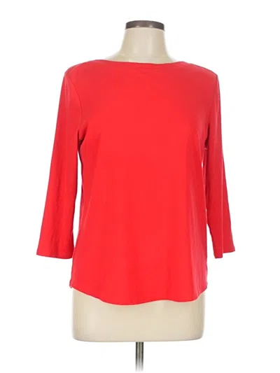 Pre-owned Chico's Cardigan Sweater In Red