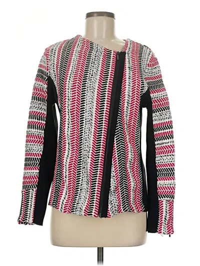 Pre-owned Chico's Cardigan Sweater In Red