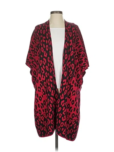 Pre-owned Chico's Cardigan Sweater In Red