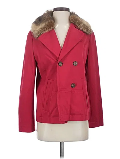 Pre-owned Chico's Cardigan Sweater In Red