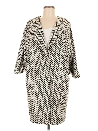 Pre-owned Chico's Cardigan Sweater In Tan