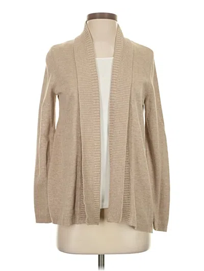 Pre-owned Chico's Cardigan Sweater In Tan