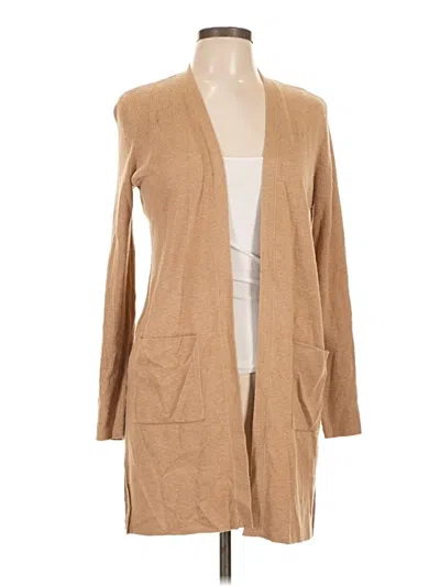 Pre-owned Chico's Cardigan Sweater In Tan