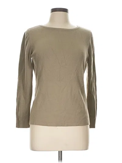 Pre-owned Chico's Cardigan Sweater In Tan