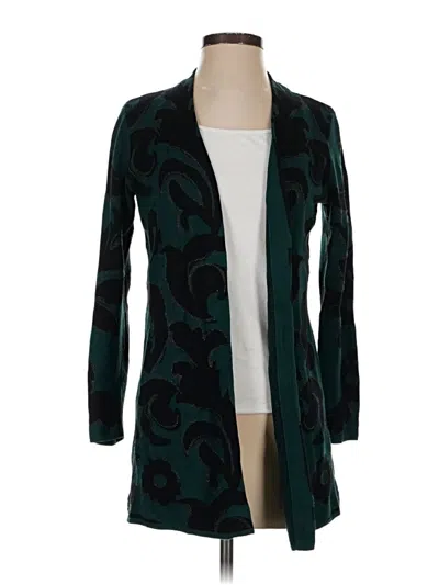 Pre-owned Chico's Cardigan Sweater In Teal