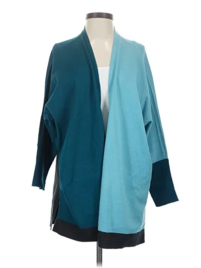 Pre-owned Chico's Cardigan Sweater In Teal