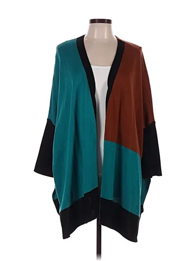 Pre-owned Chico's Cardigan Sweater In Teal