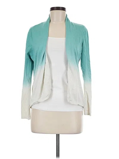 Pre-owned Chico's Cardigan Sweater In Teal
