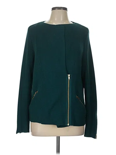 Pre-owned Chico's Cardigan Sweater In Teal