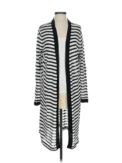 Pre-owned Chico's Cardigan Sweater In White