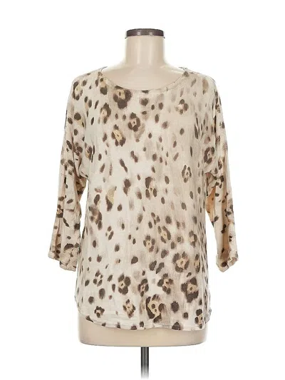 Pre-owned Chico's Cardigan Sweater In White