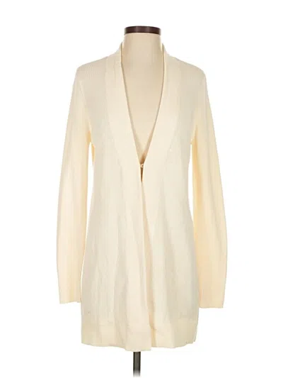 Pre-owned Chico's Cardigan Sweater In White