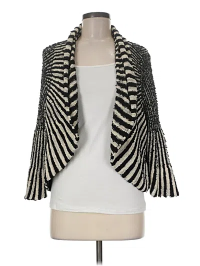 Pre-owned Chico's Cardigan Sweater In White
