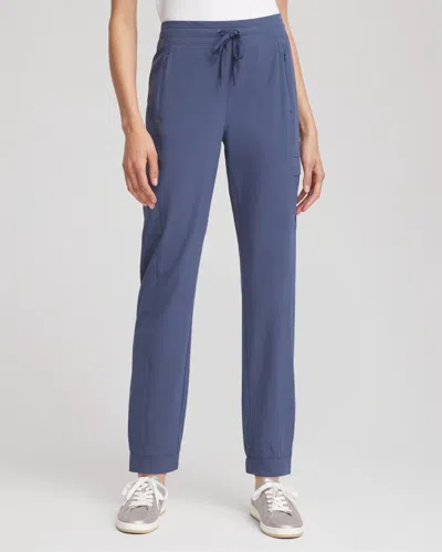 Chico's Cargo Ankle Pants In Canyon Blue