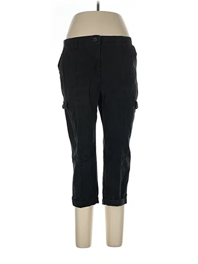 Pre-owned Chico's Cargo Pants In Black