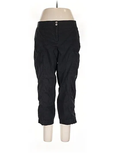 Pre-owned Chico's Cargo Pants In Black