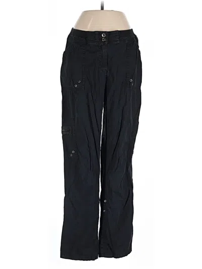 Pre-owned Chico's Cargo Pants In Black