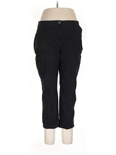 Pre-owned Chico's Cargo Pants In Black