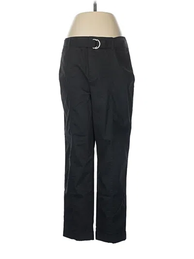 Pre-owned Chico's Cargo Pants In Black