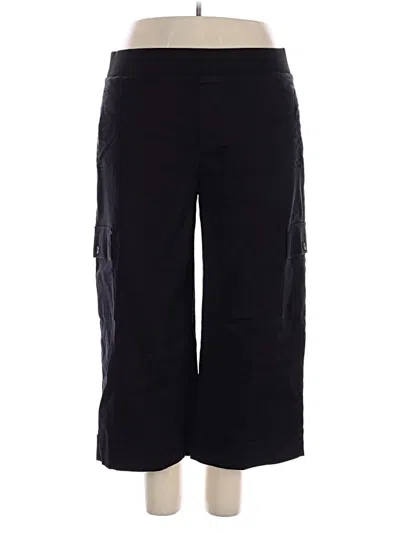 Pre-owned Chico's Cargo Pants In Black