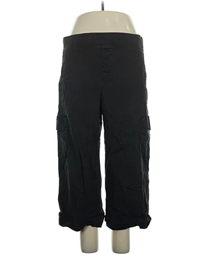 Pre-owned Chico's Cargo Pants In Black